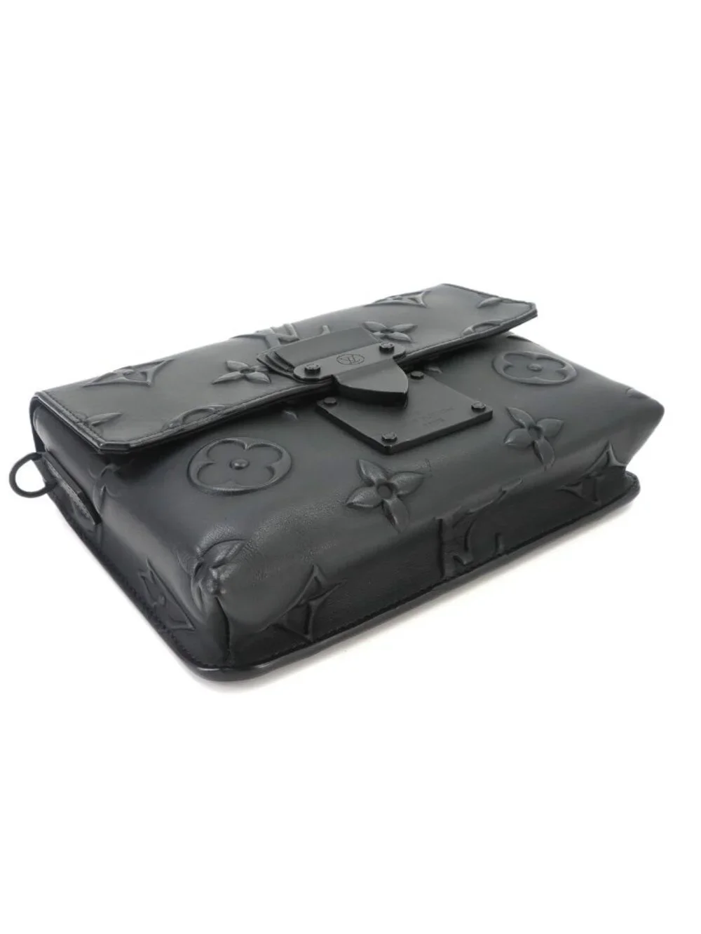 Louis Vuitton Monogram Seal Ambassador PM 2-Way Bag Leather Black